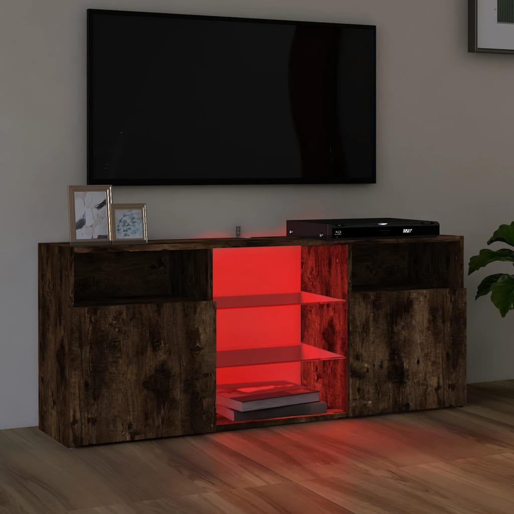 Tv-meubel met LED-verlichting 120x30x50 cm