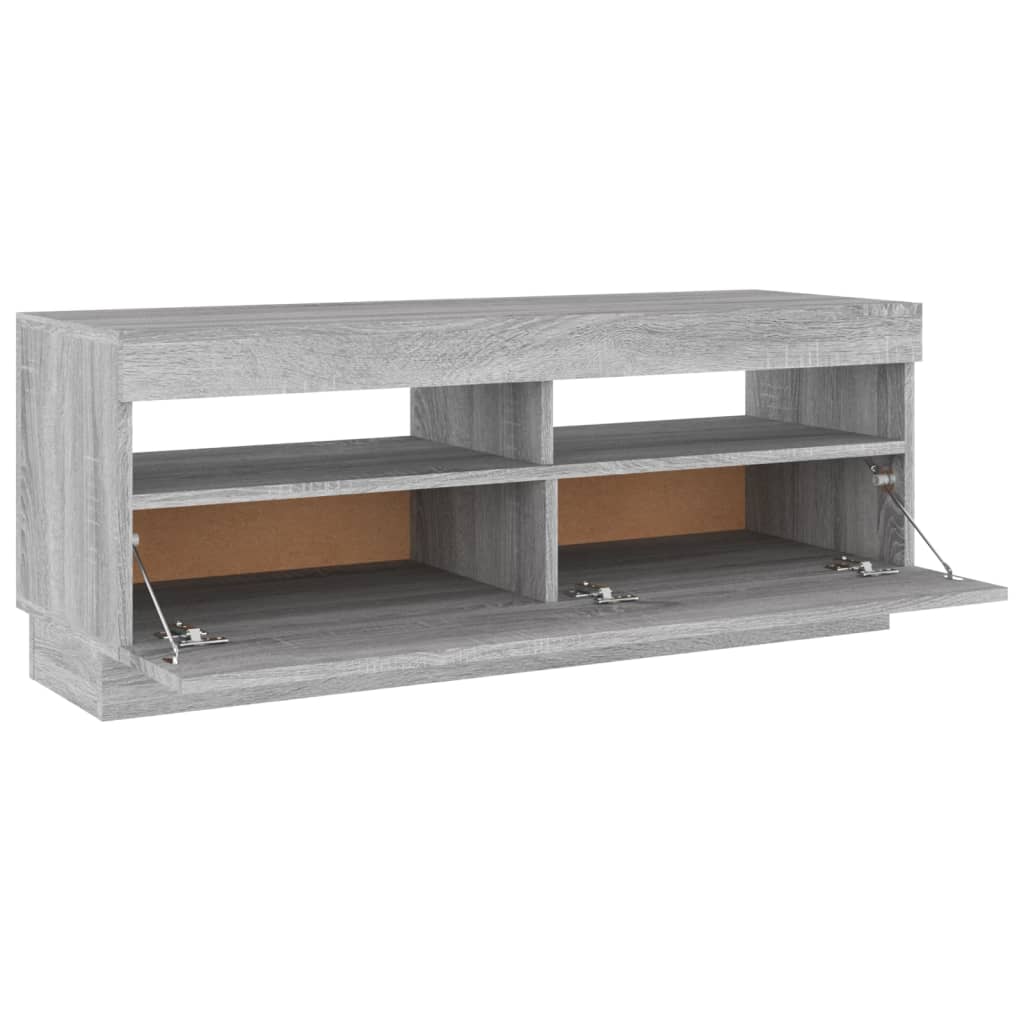 Tv-meubel met LED-verlichting 100x35x40 cm