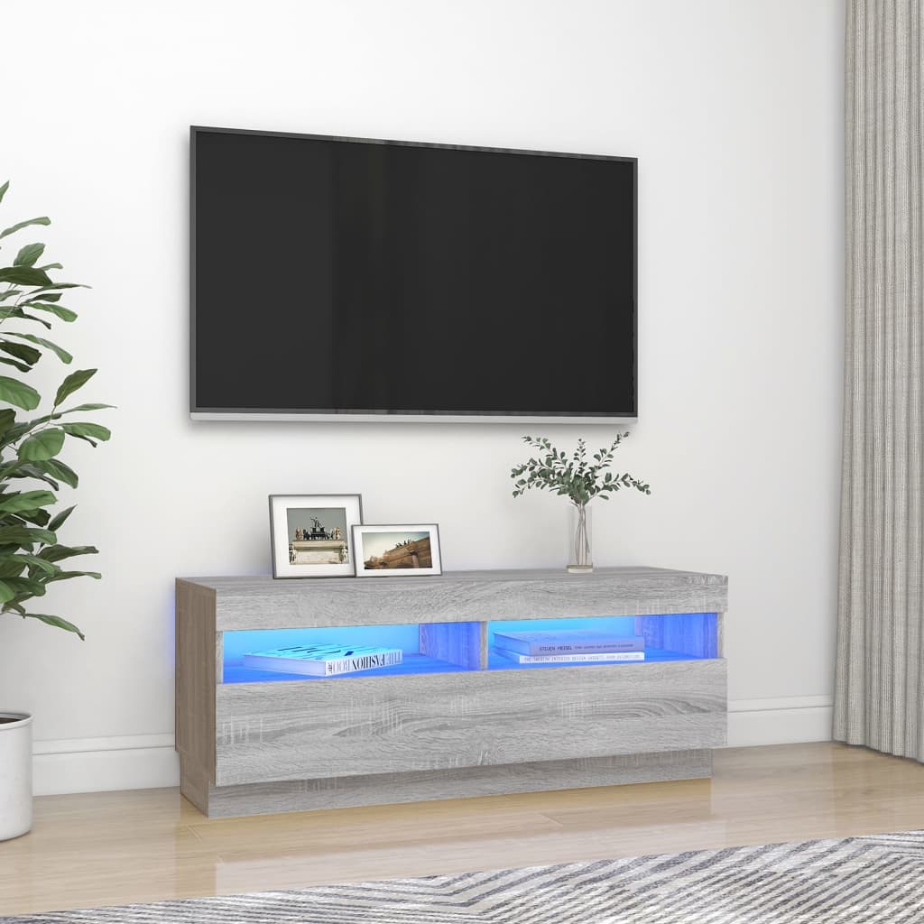 Tv-meubel met LED-verlichting 100x35x40 cm