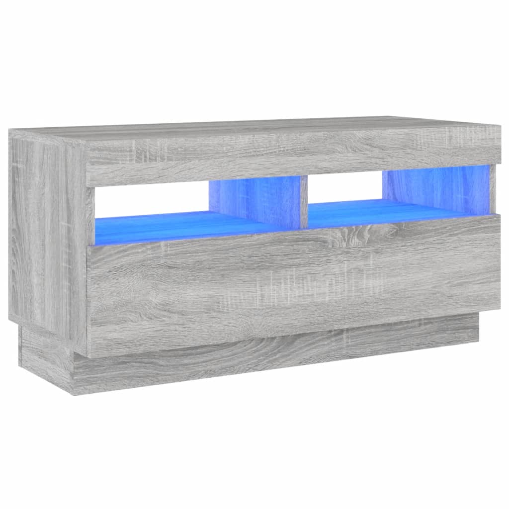 Tv-meubel met LED-verlichting 100x35x40 cm