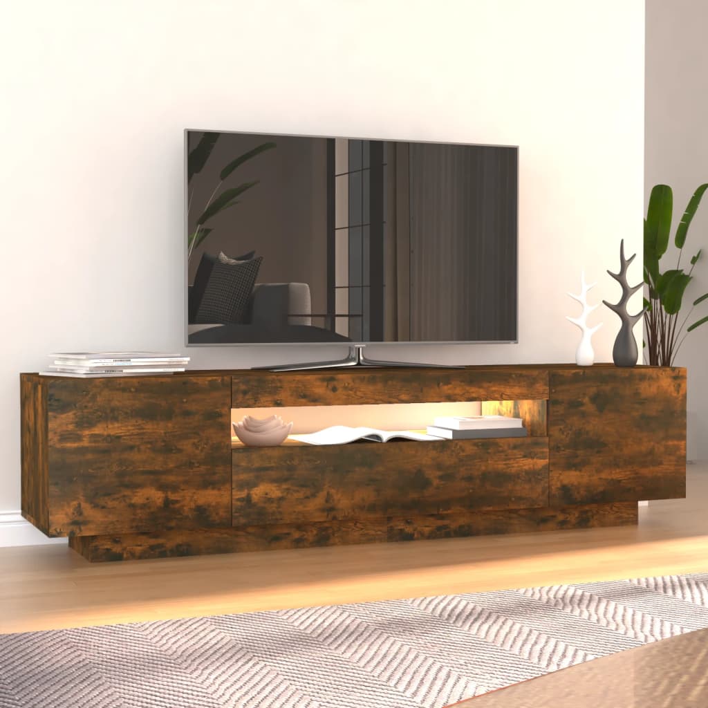 Tv-meubel met LED-verlichting 160x35x40 cm