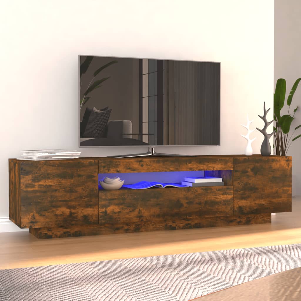 Tv-meubel met LED-verlichting 160x35x40 cm