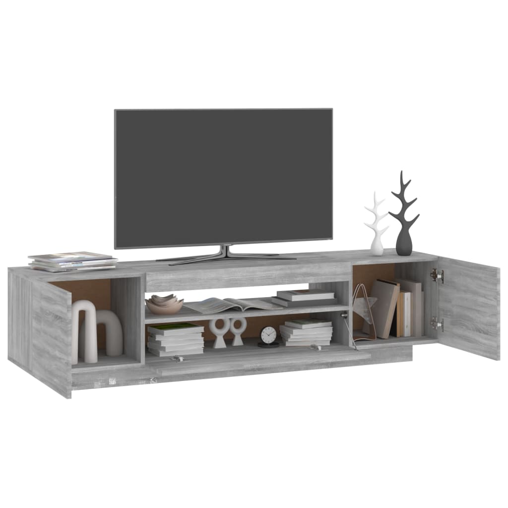 Tv-meubel met LED-verlichting 160x35x40 cm