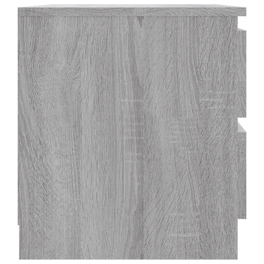 Nachtkastjes 2 st 50x39x43,5 cm bewerkt hout