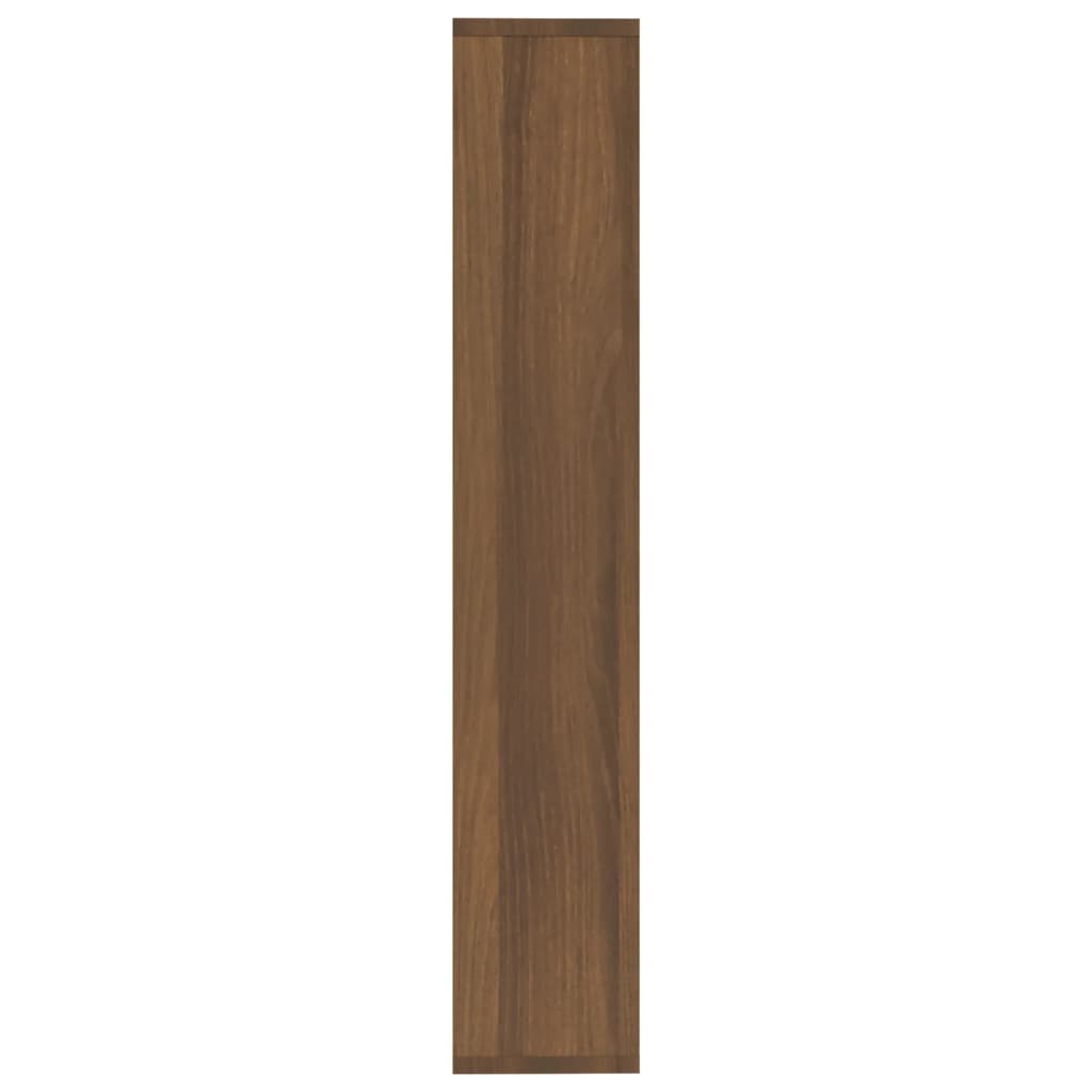 Wandschap 36x16x90 cm bewerkt hout