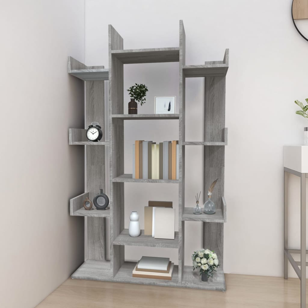 Boekenkast 86x25,5x140 cm bewerkt hout