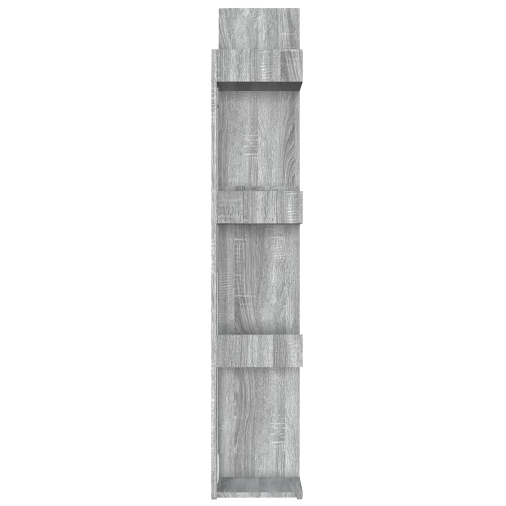 Boekenkast 86x25,5x140 cm bewerkt hout