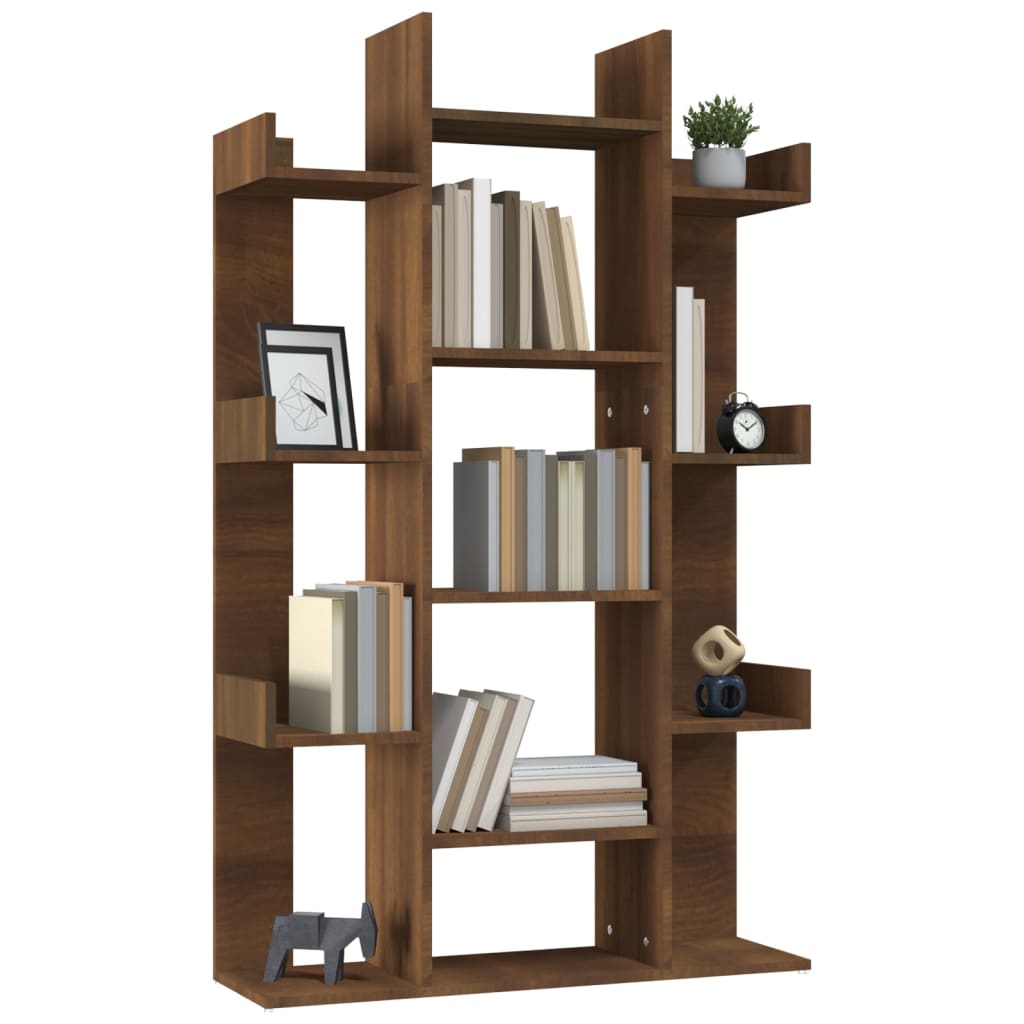 Boekenkast 86x25,5x140 cm bewerkt hout