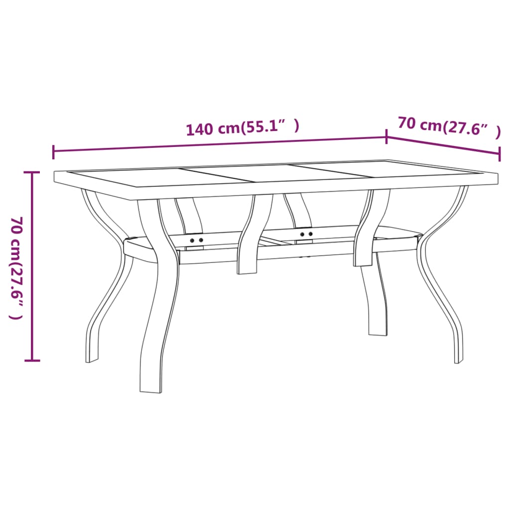 7-delige Tuinset