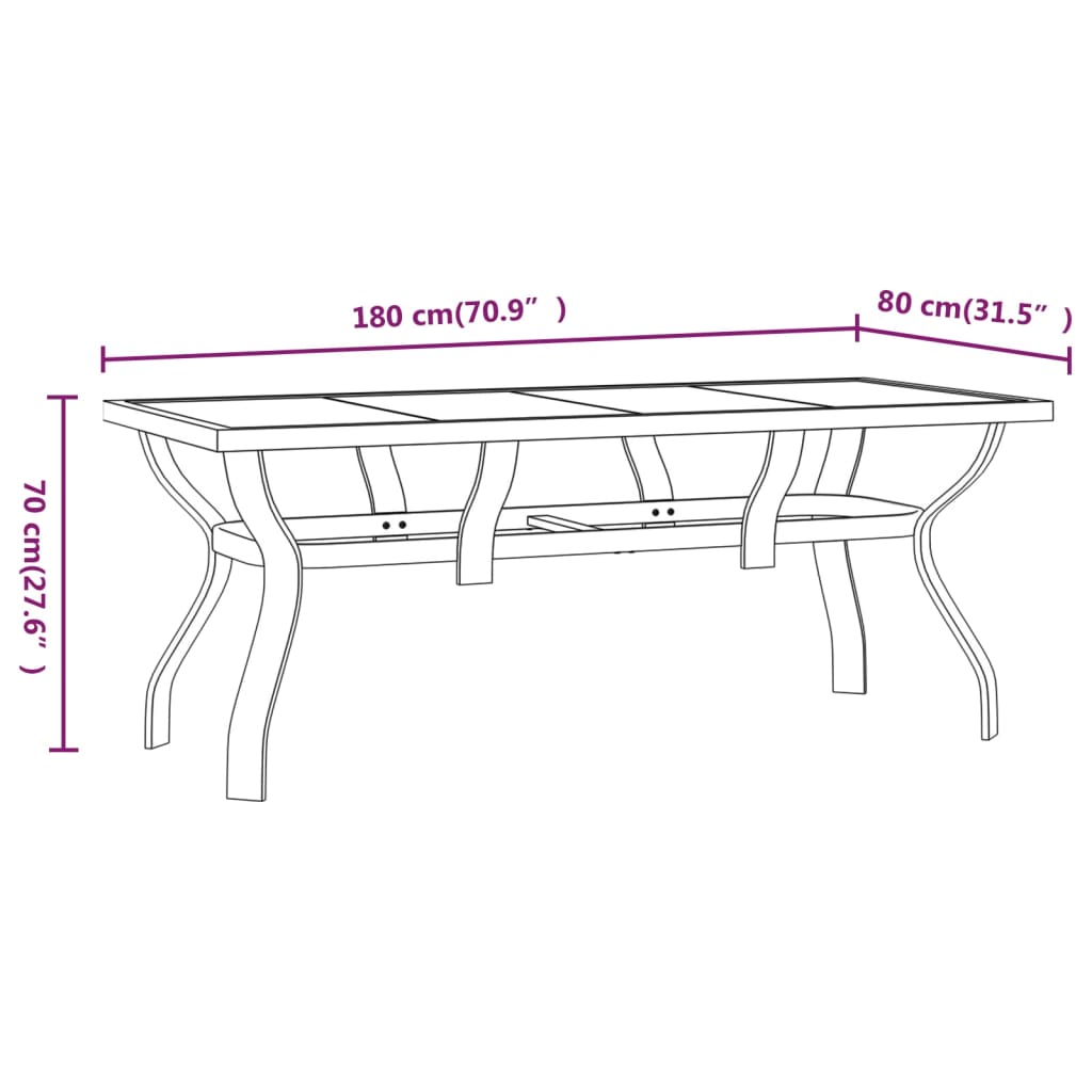 7-delige Tuinset