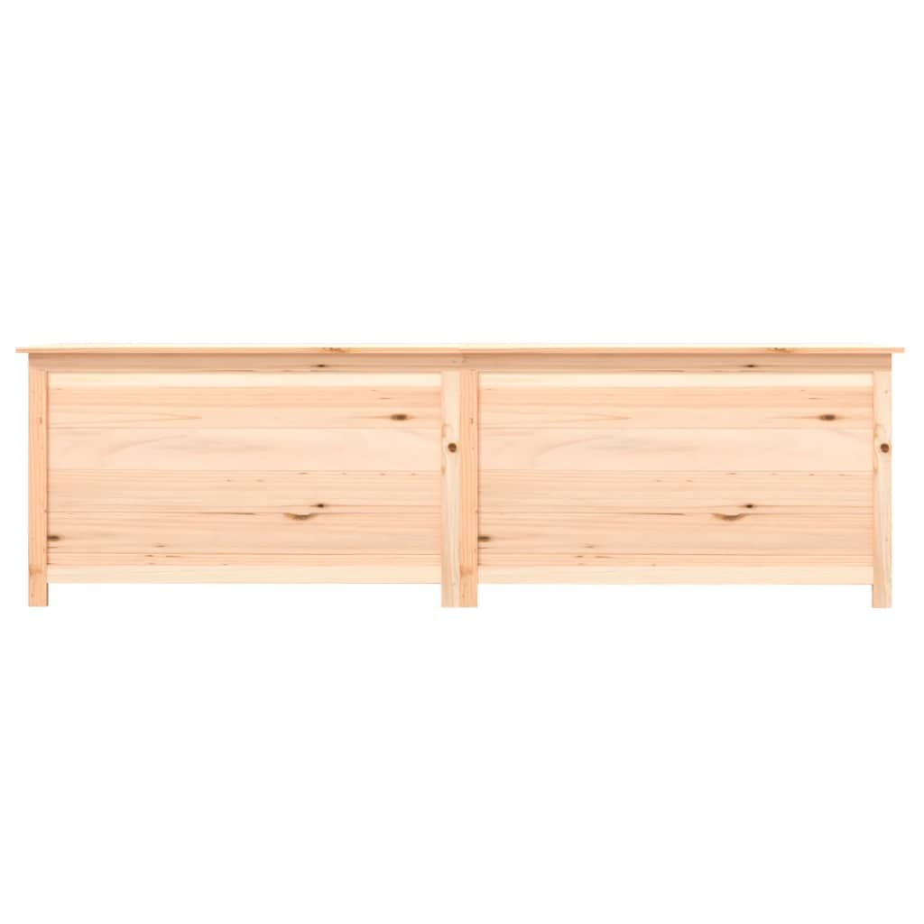 Kussenbox 150x50x56 cm massief vurenhout antracietkleurig