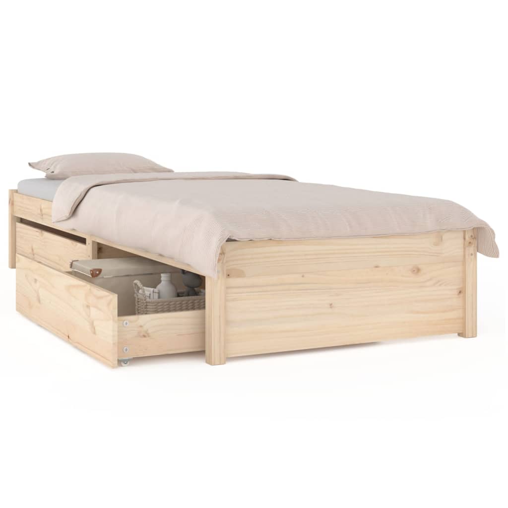 Bedframe met lades 90x190 cm