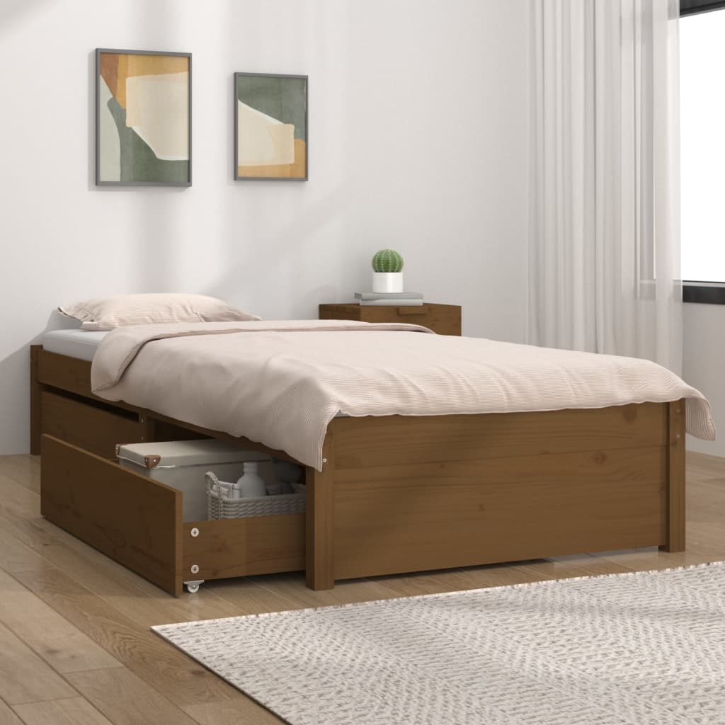 Bedframe met lades 90x200 cm