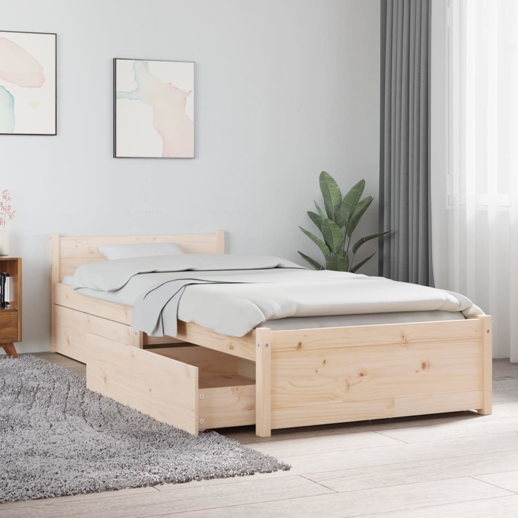 Bedframe met lades 90x200 cm