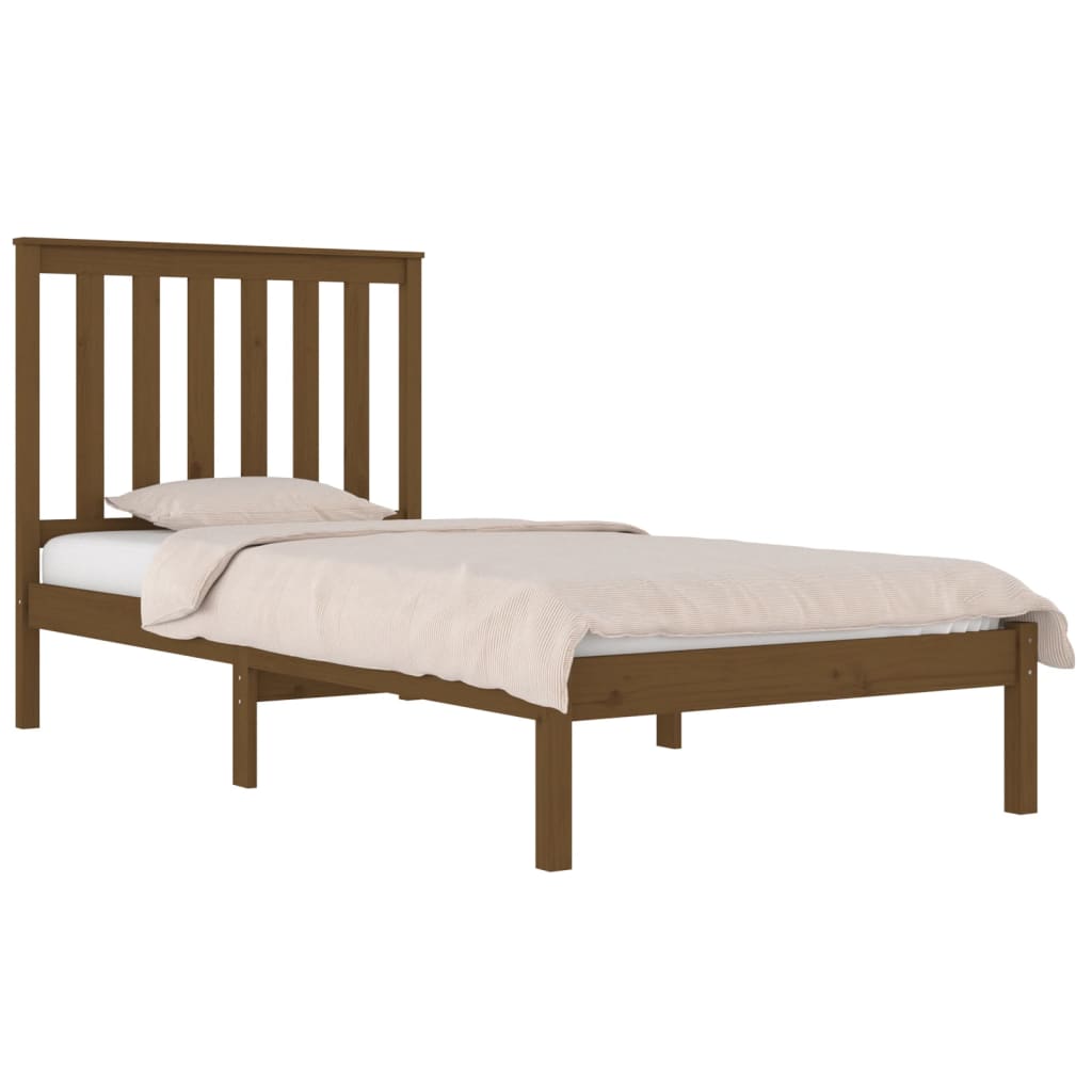 Bedframe massief grenenhout 90x200 cm