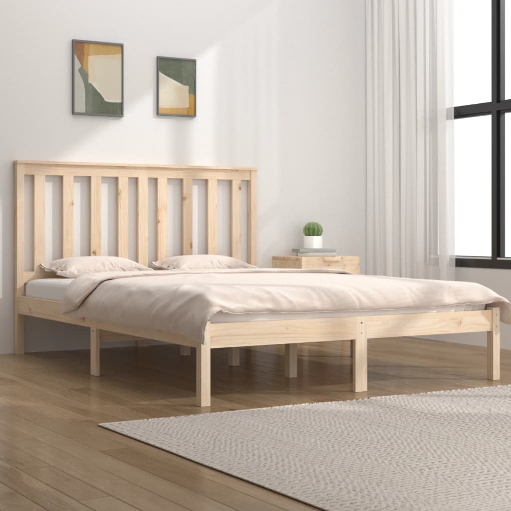 Bedframe massief grenenhout 90x200 cm