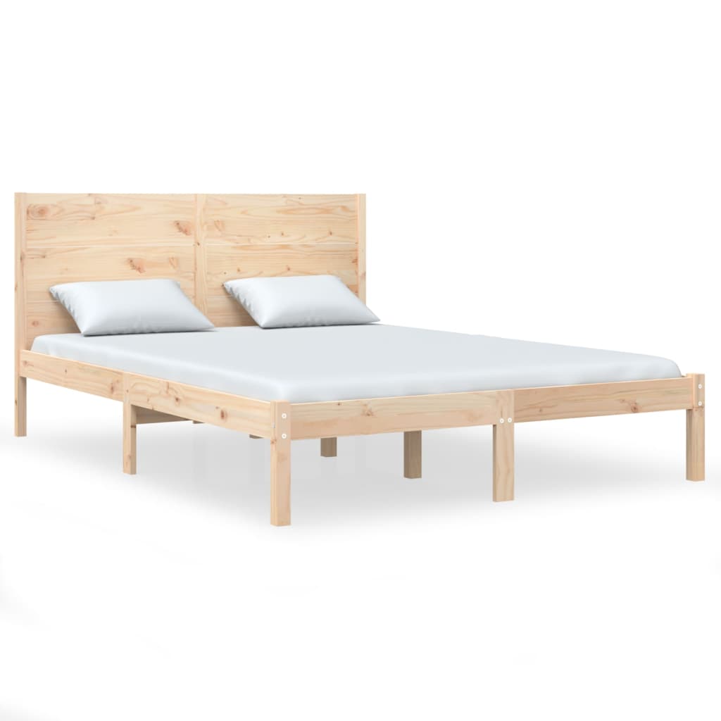 Bedframe massief grenenhout 140x190 cm