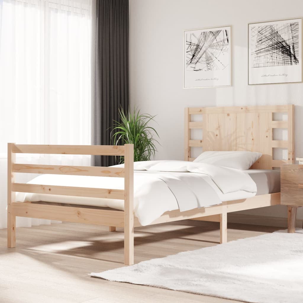 Bedframe massief grenenhout 140x200 cm