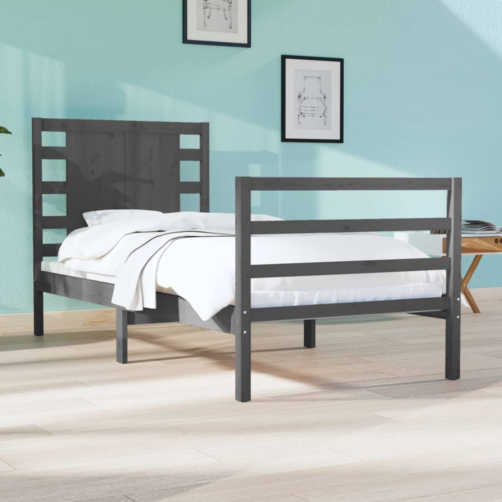 Bedframe massief grenenhout 100x200 cm