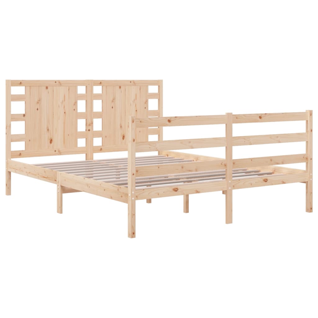 Bedframe massief grenenhout 140x200 cm