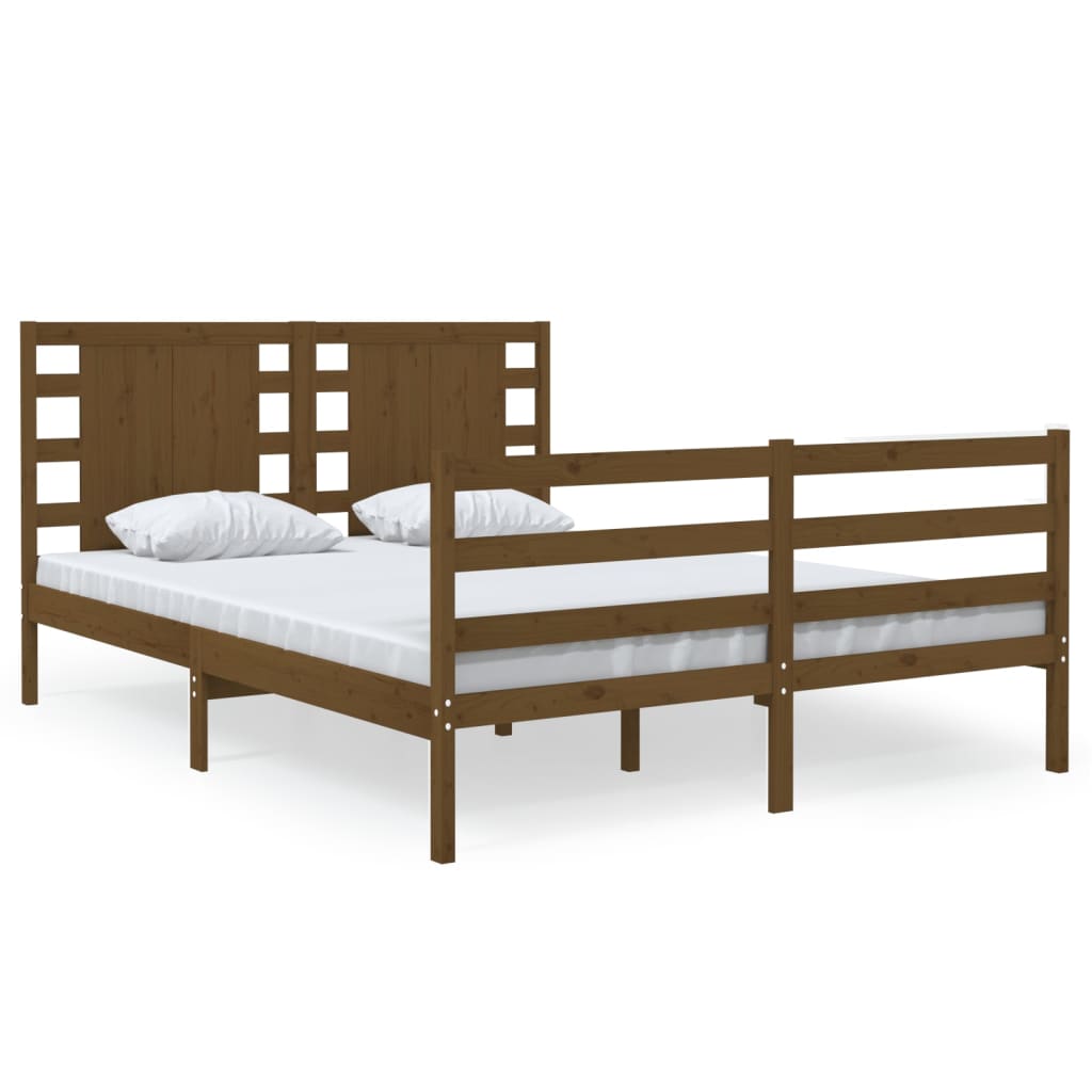 Bedframe massief grenenhout 140x200 cm