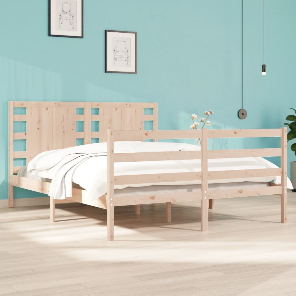 Bedframe massief grenenhout 140x200 cm