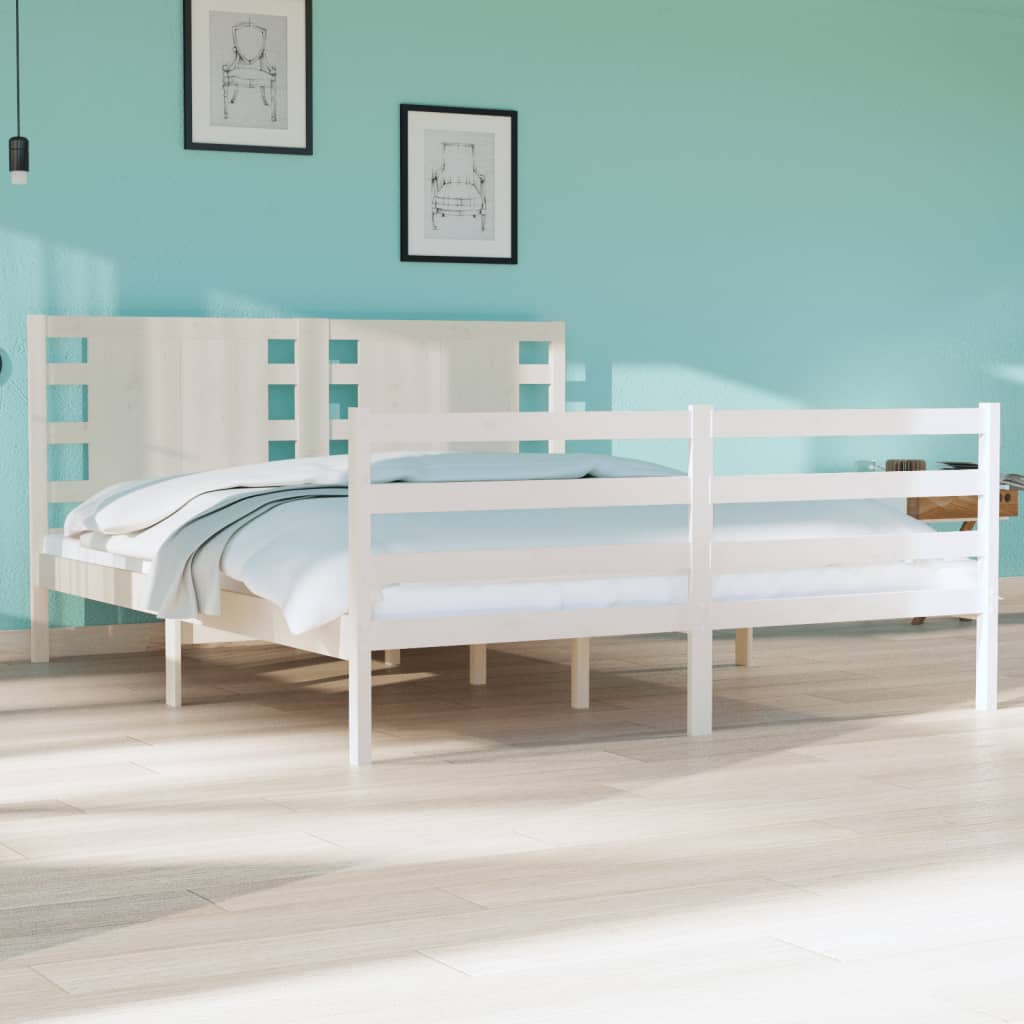 Bedframe massief grenenhout 140x200 cm