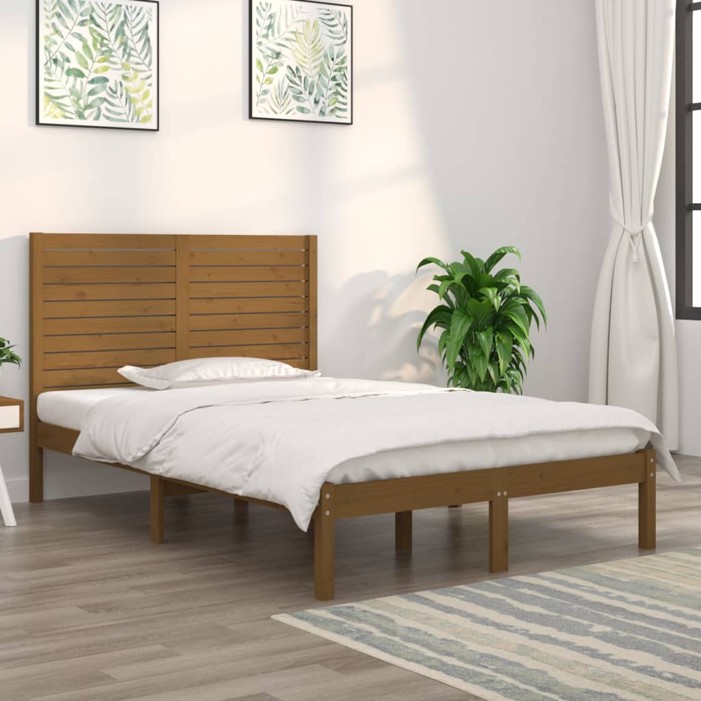 Bedframe massief hout 90x190 cm