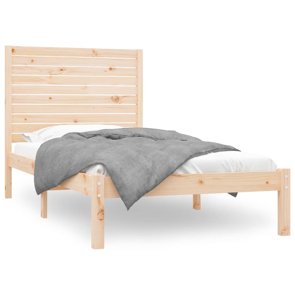 Bedframe massief hout 90x190 cm