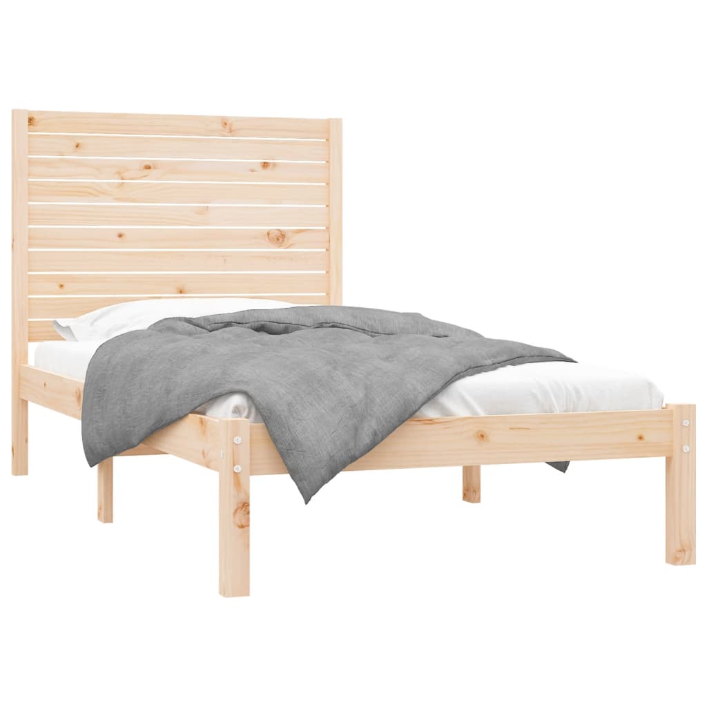 Bedframe massief hout 90x190 cm