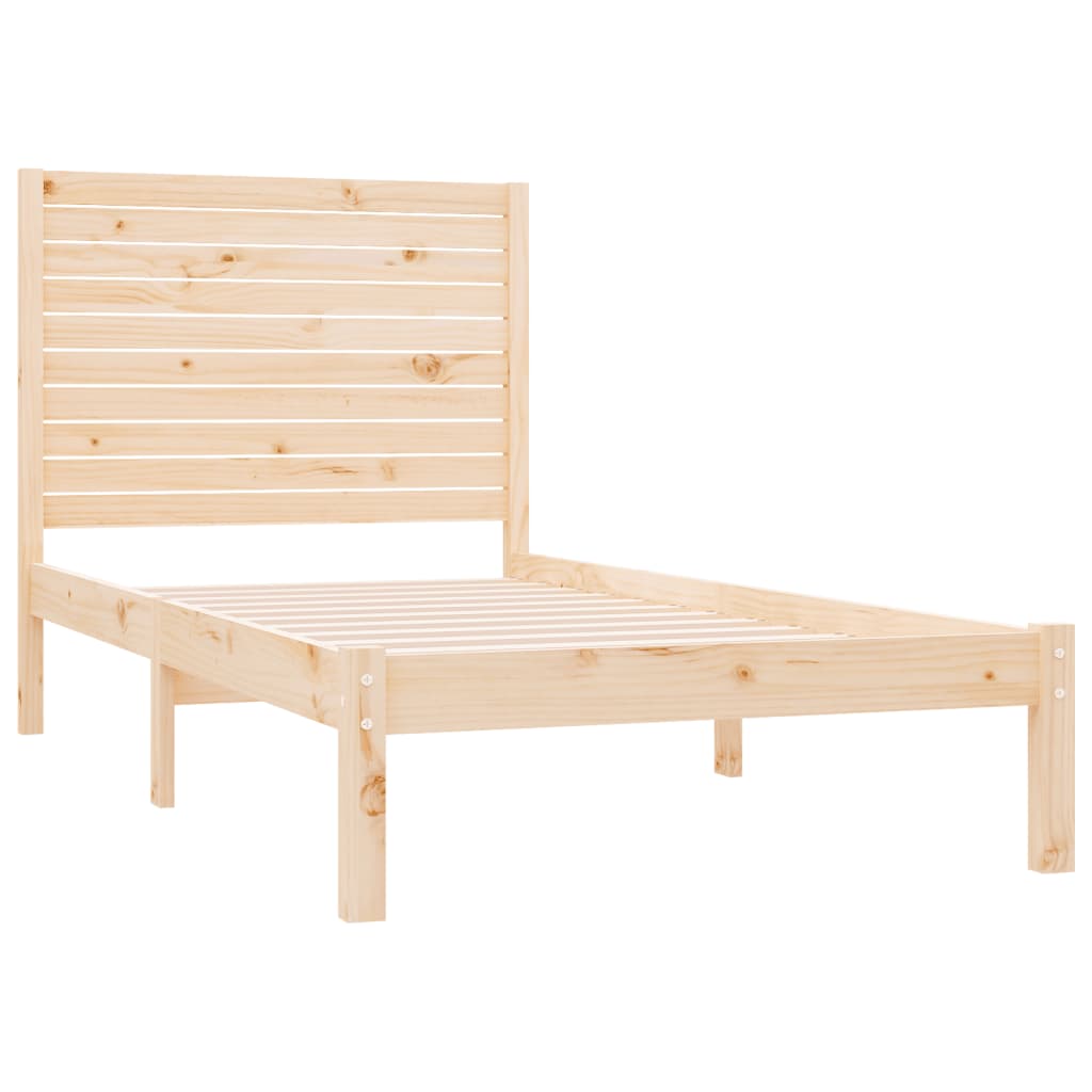 Bedframe massief hout 90x190 cm