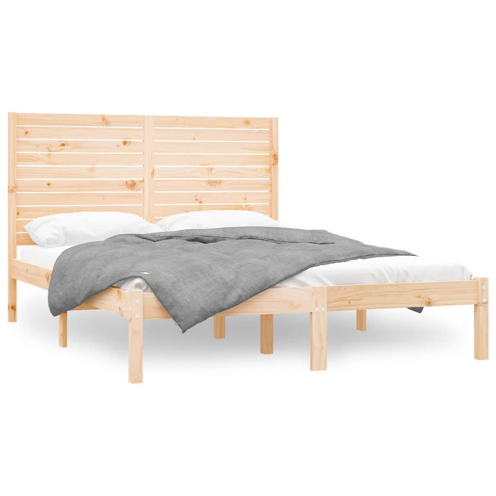 Bedframe massief hout 90x190 cm