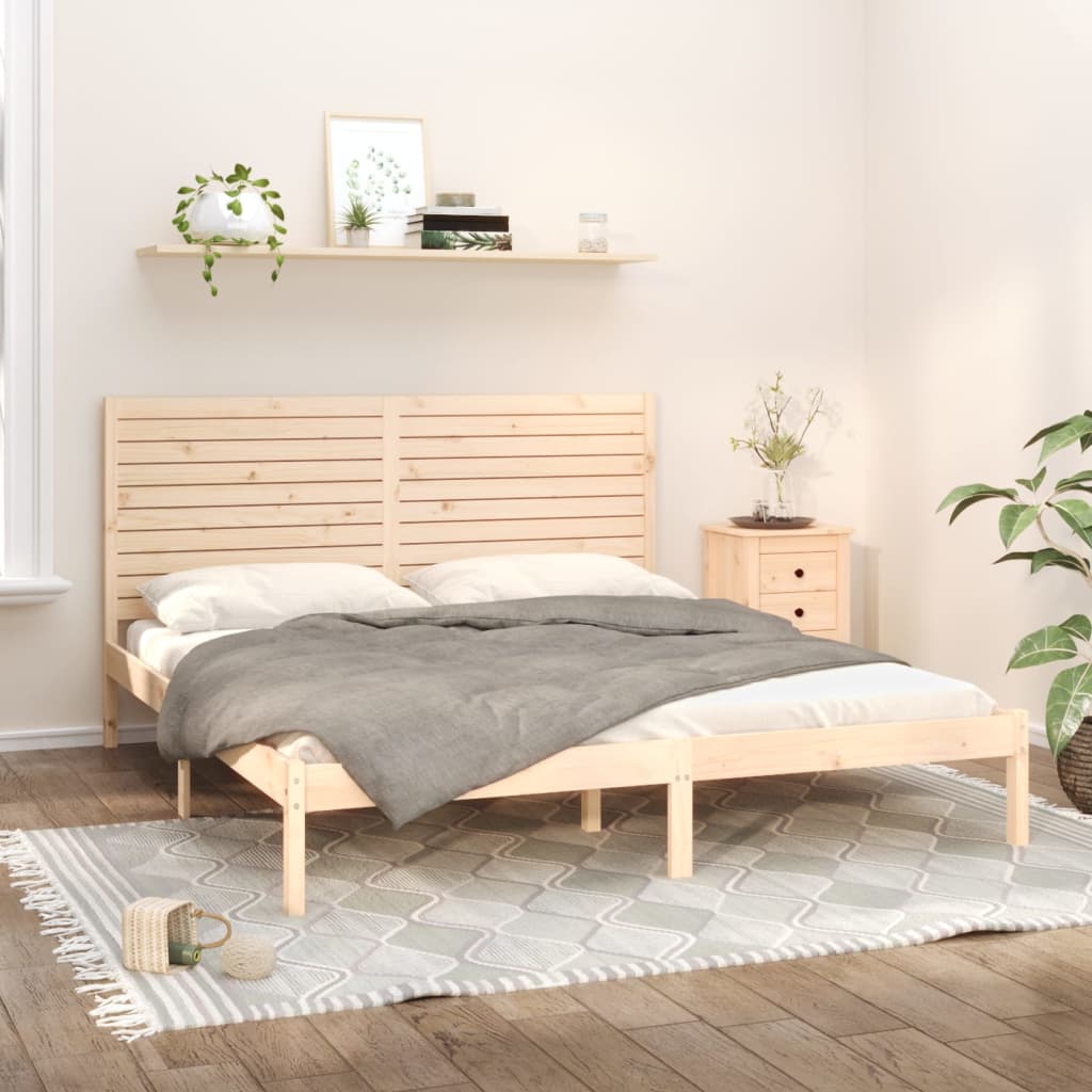 Bedframe massief hout 90x190 cm