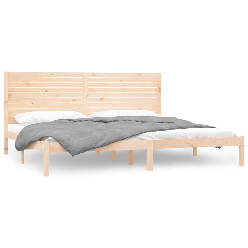 Bedframe massief hout 90x190 cm