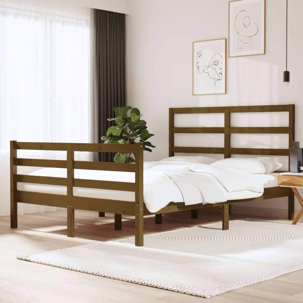 Bedframe massief grenenhout 90x200 cm