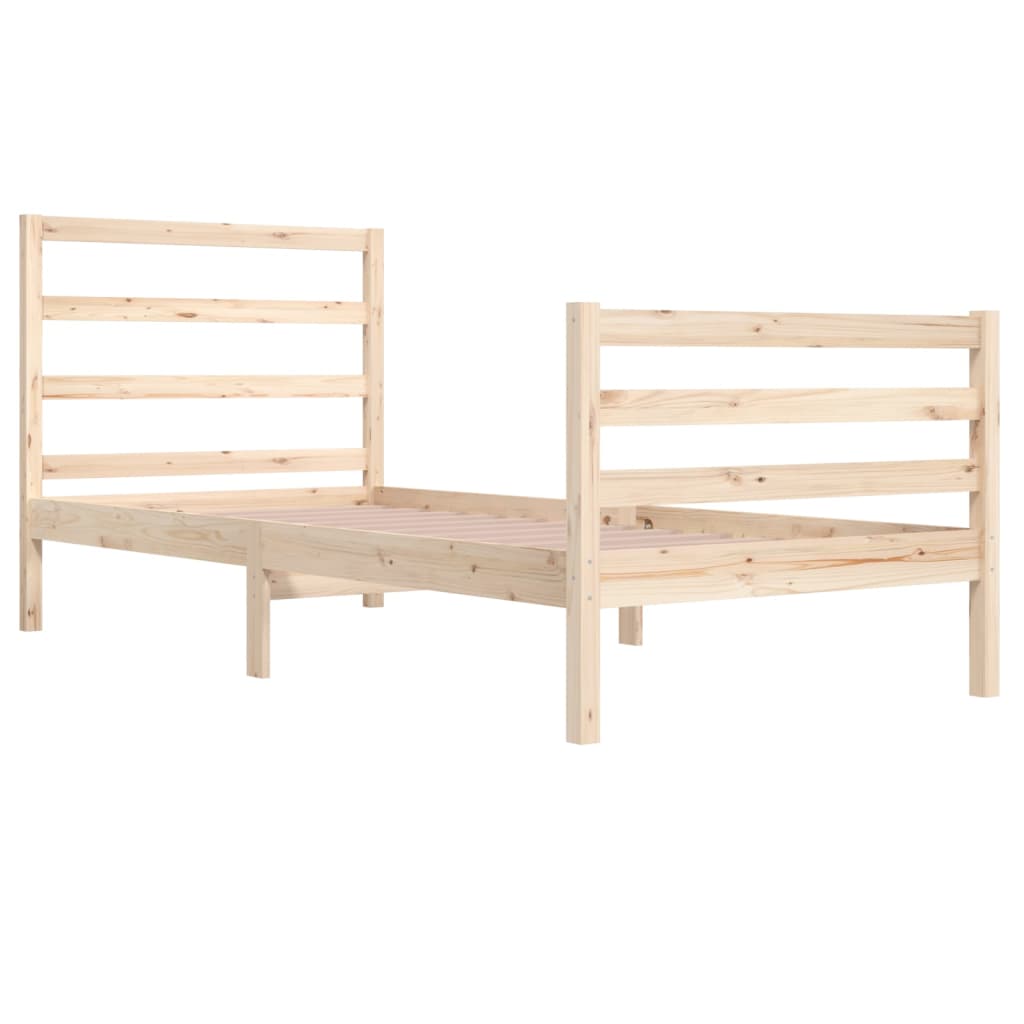 Bedframe massief grenenhout 90x200 cm