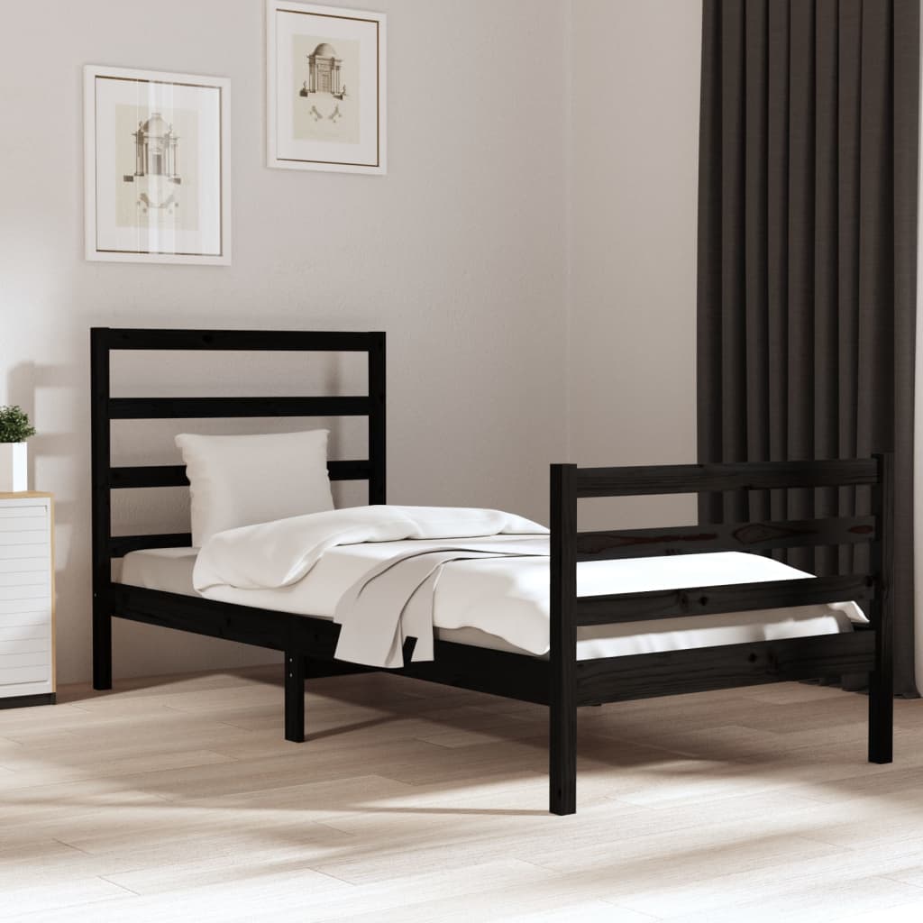 Bedframe massief grenenhout 90x200 cm