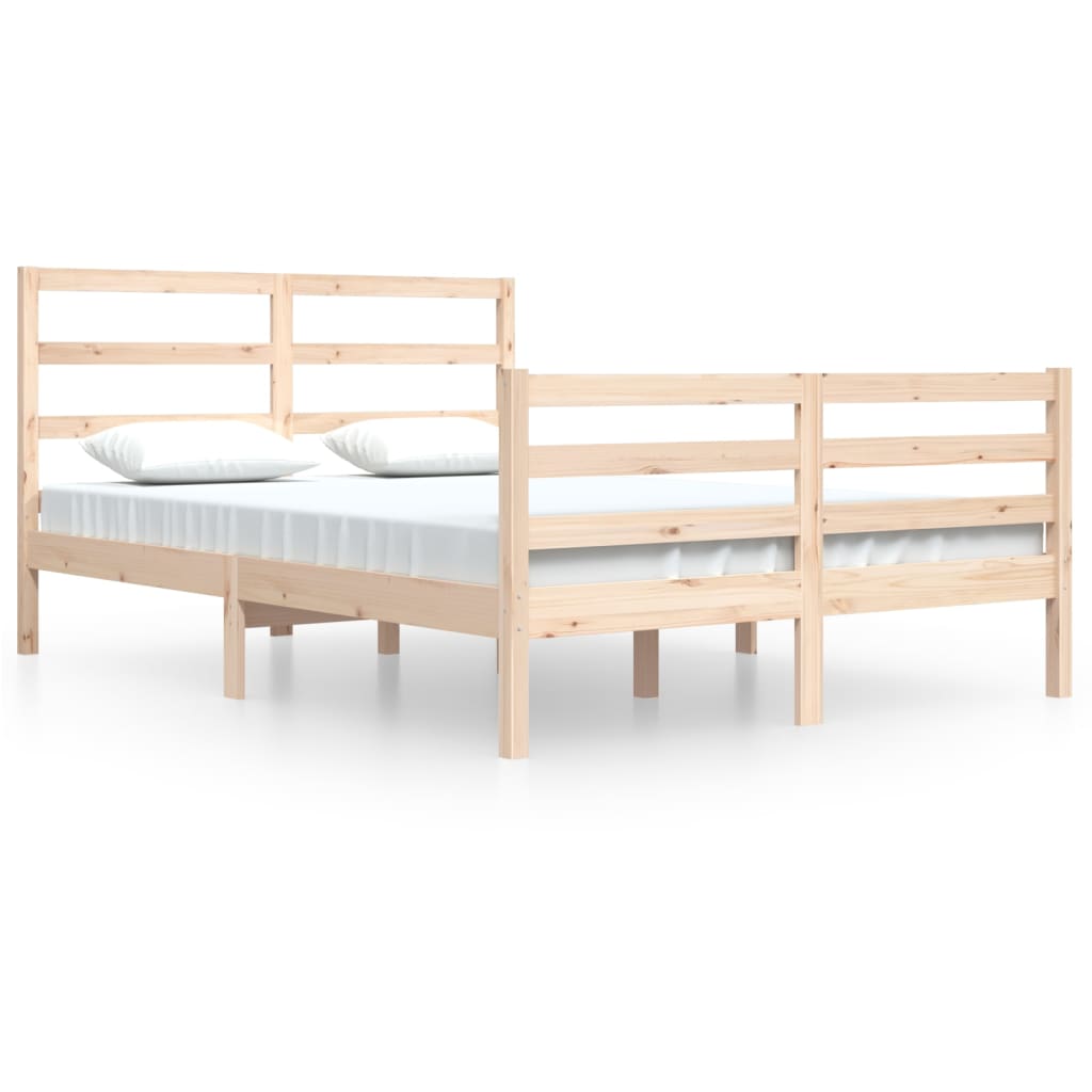 Bedframe massief grenenhout 90x200 cm