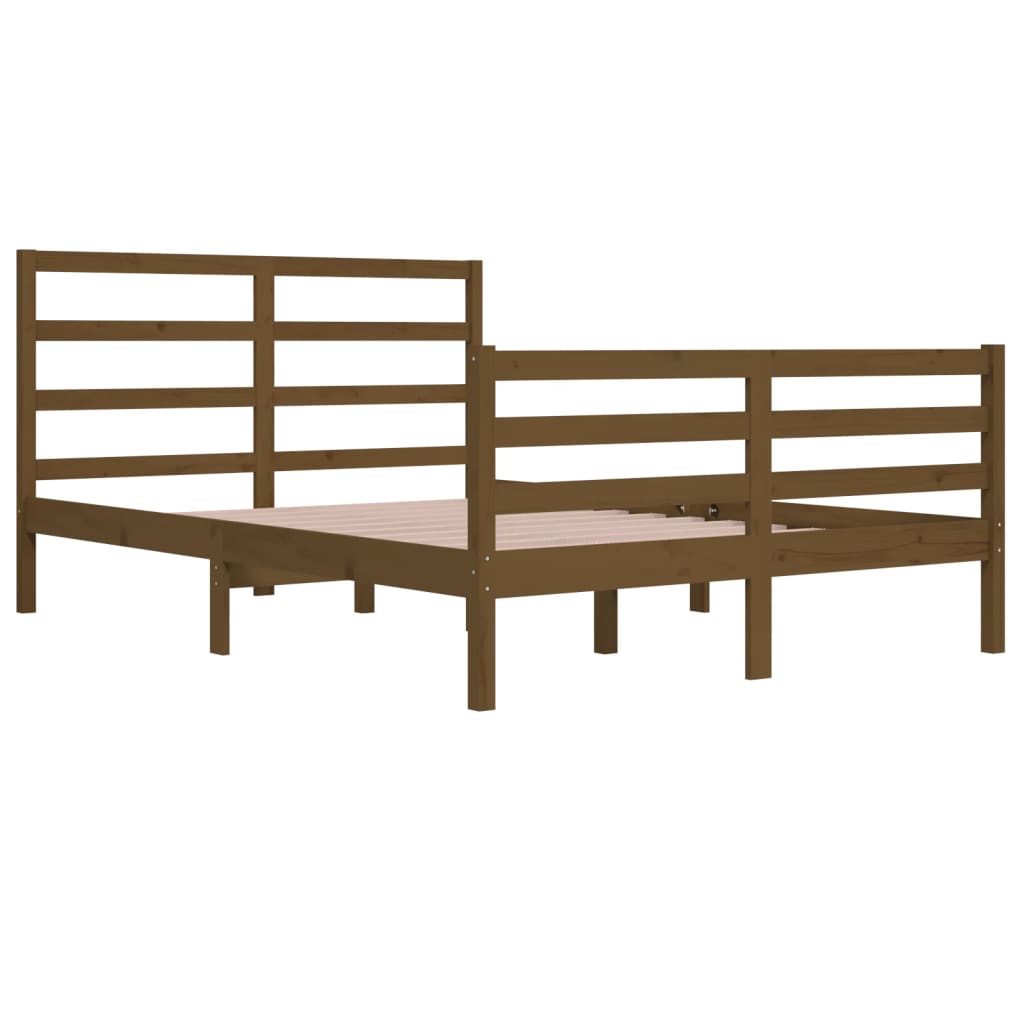 Bedframe massief grenenhout 90x200 cm