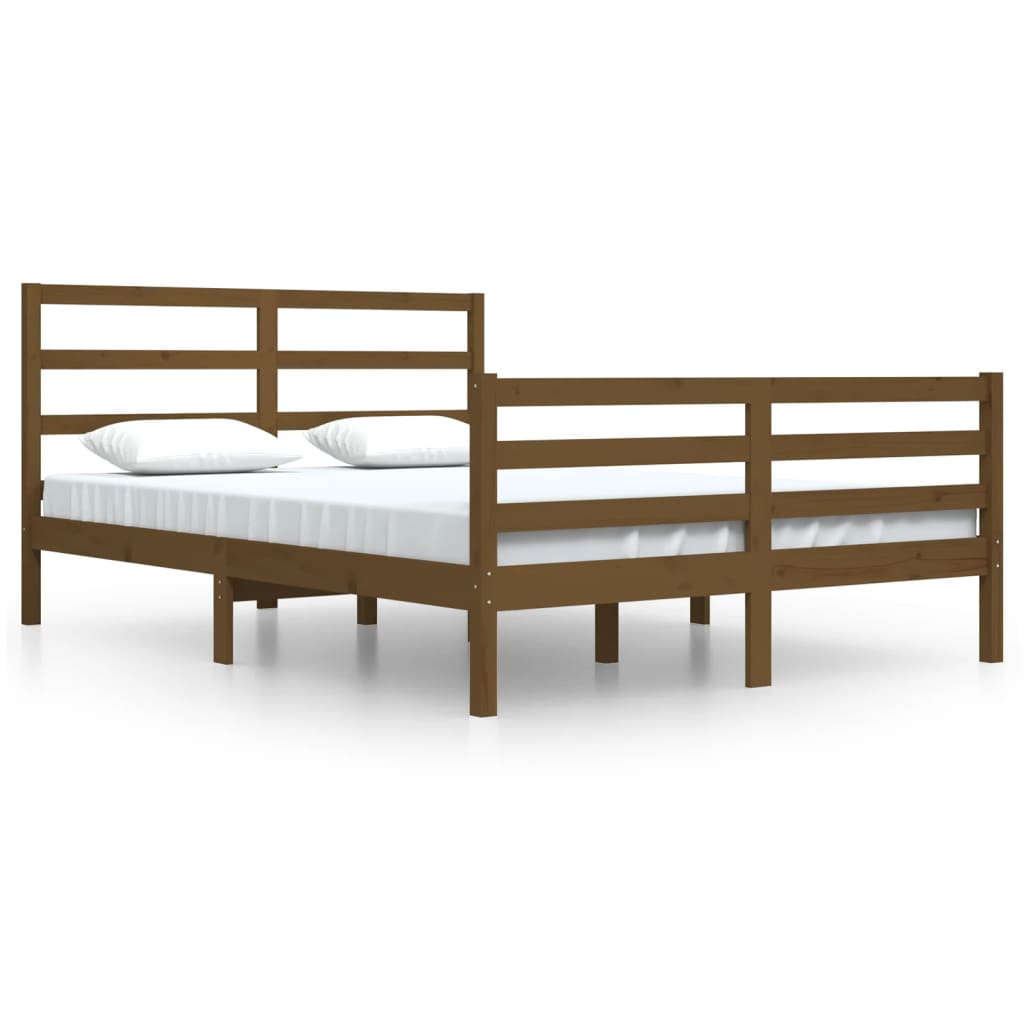 Bedframe massief grenenhout 90x200 cm