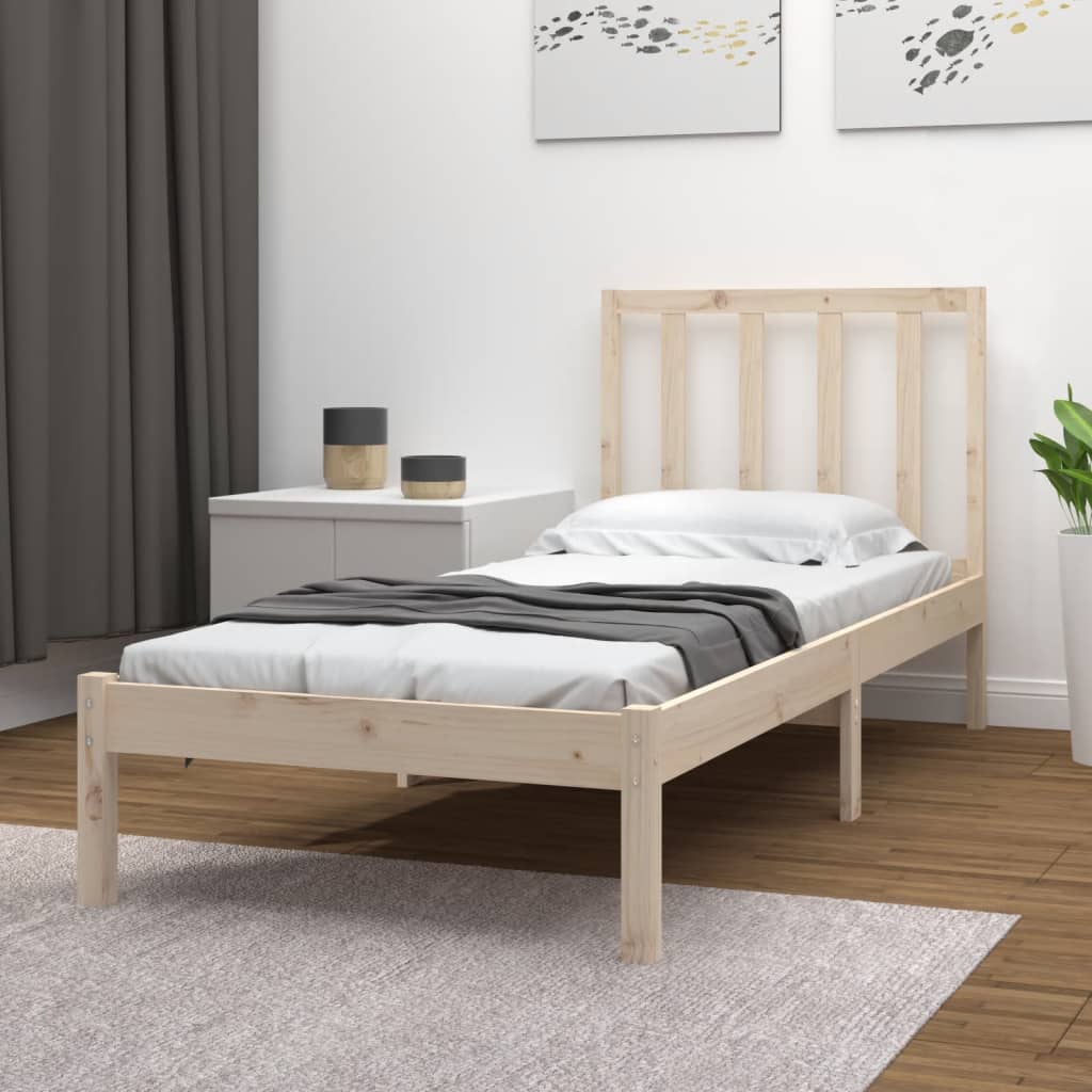 Bedframe massief grenenhout 135x190 cm