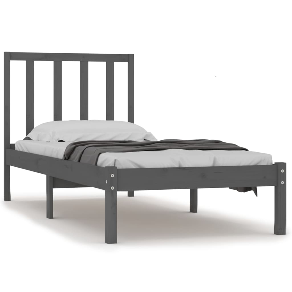 Bedframe massief grenenhout 75x190 cm