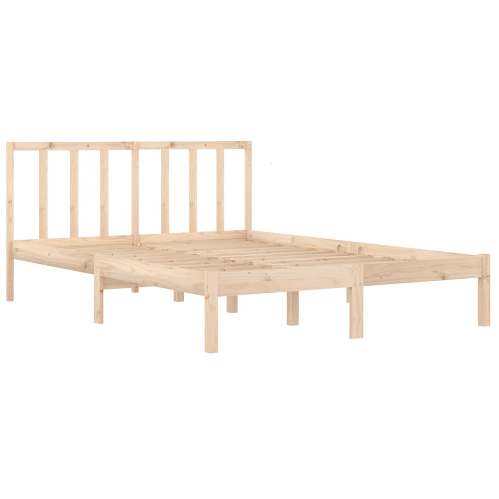 Bedframe massief grenenhout 135x190 cm