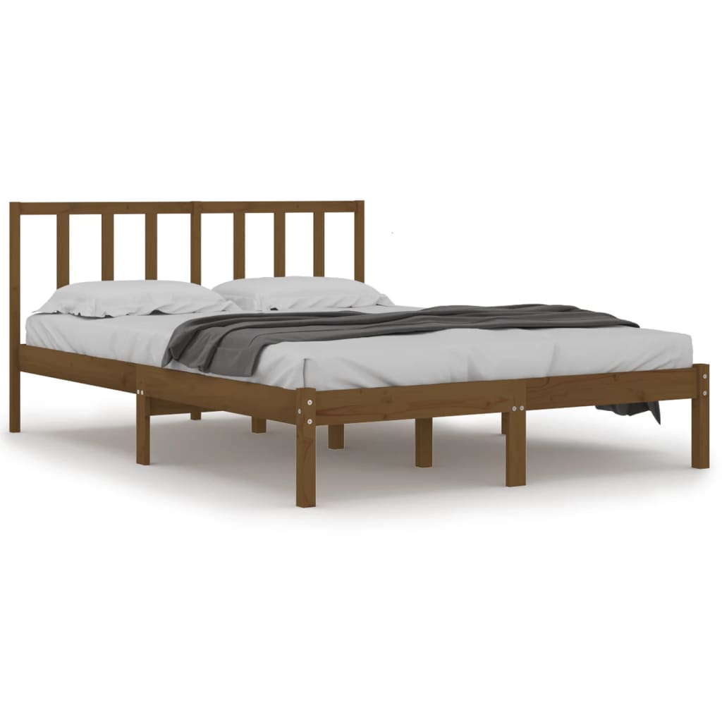 Bedframe massief grenenhout 135x190 cm