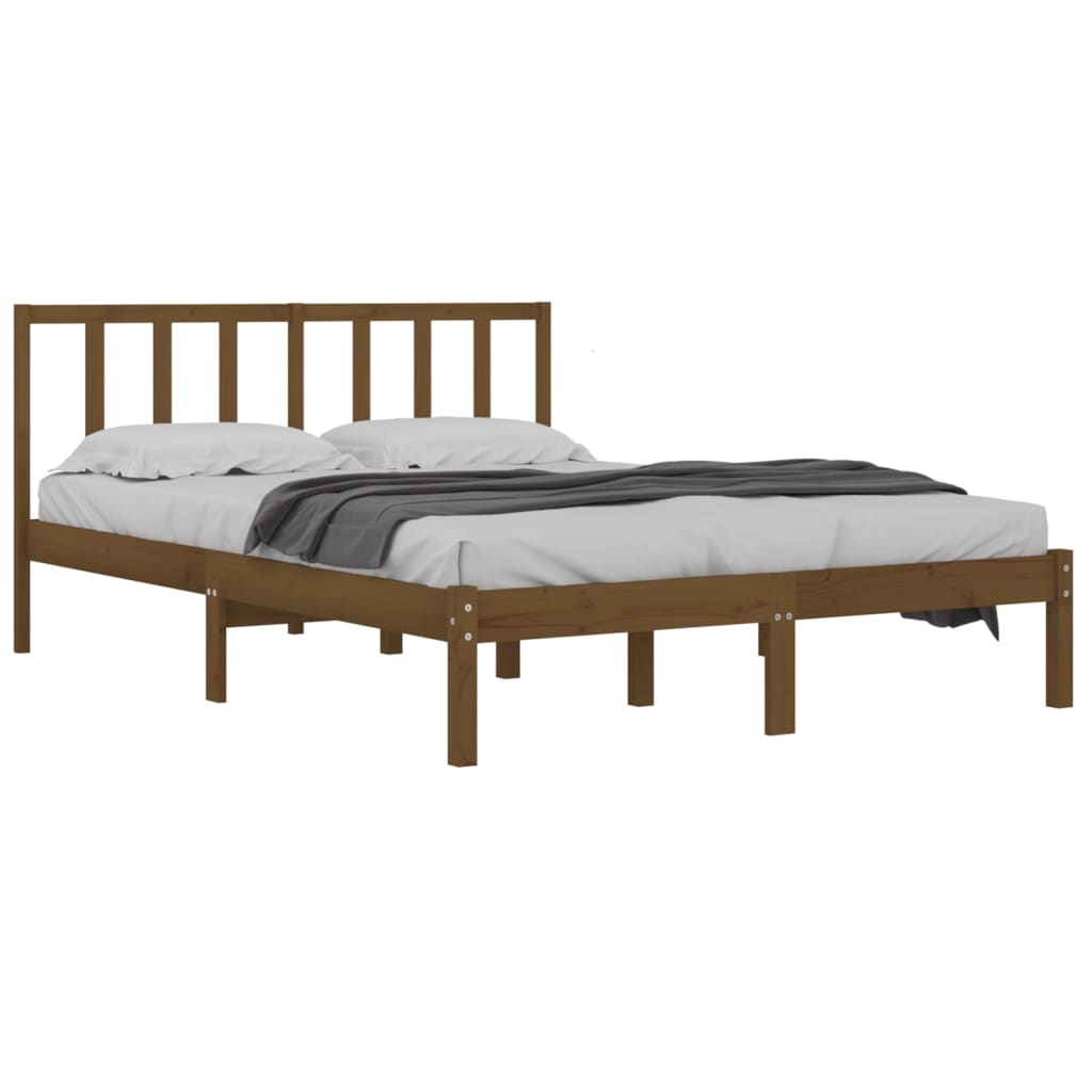 Bedframe massief grenenhout 135x190 cm