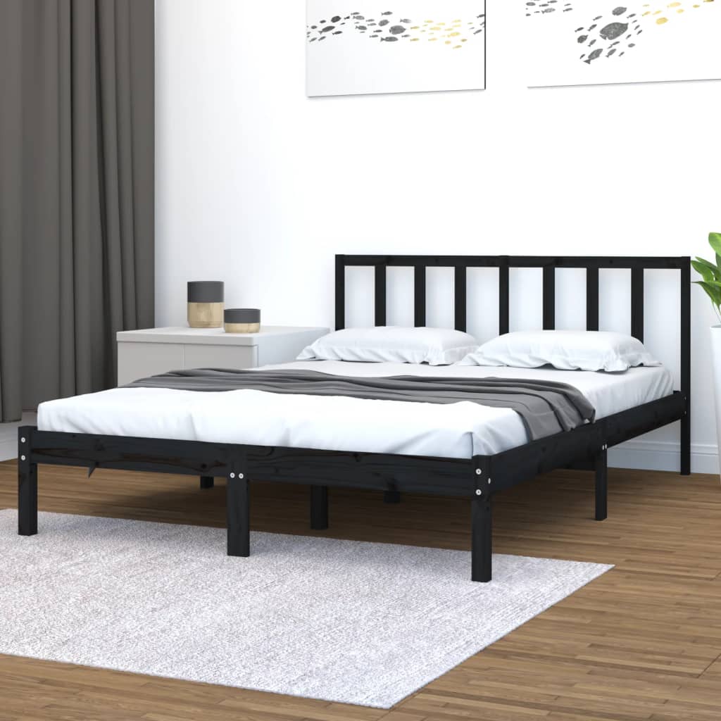 Bedframe massief grenenhout 135x190 cm