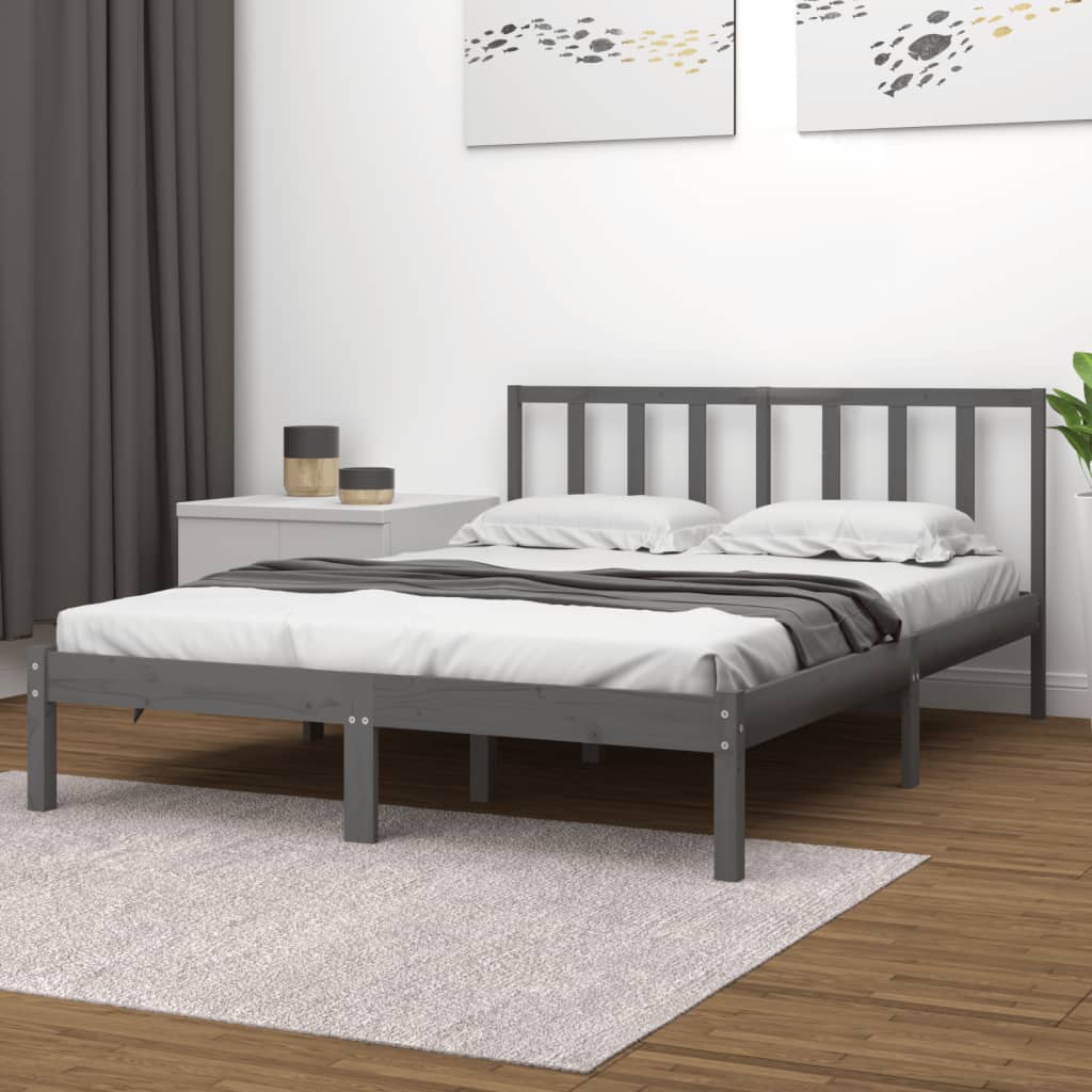 Bedframe massief grenenhout 135x190 cm