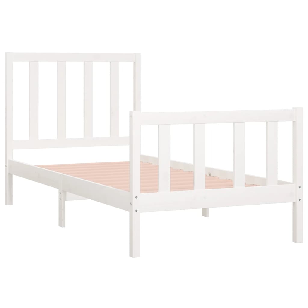 Bedframe massief hout 135x190 cm