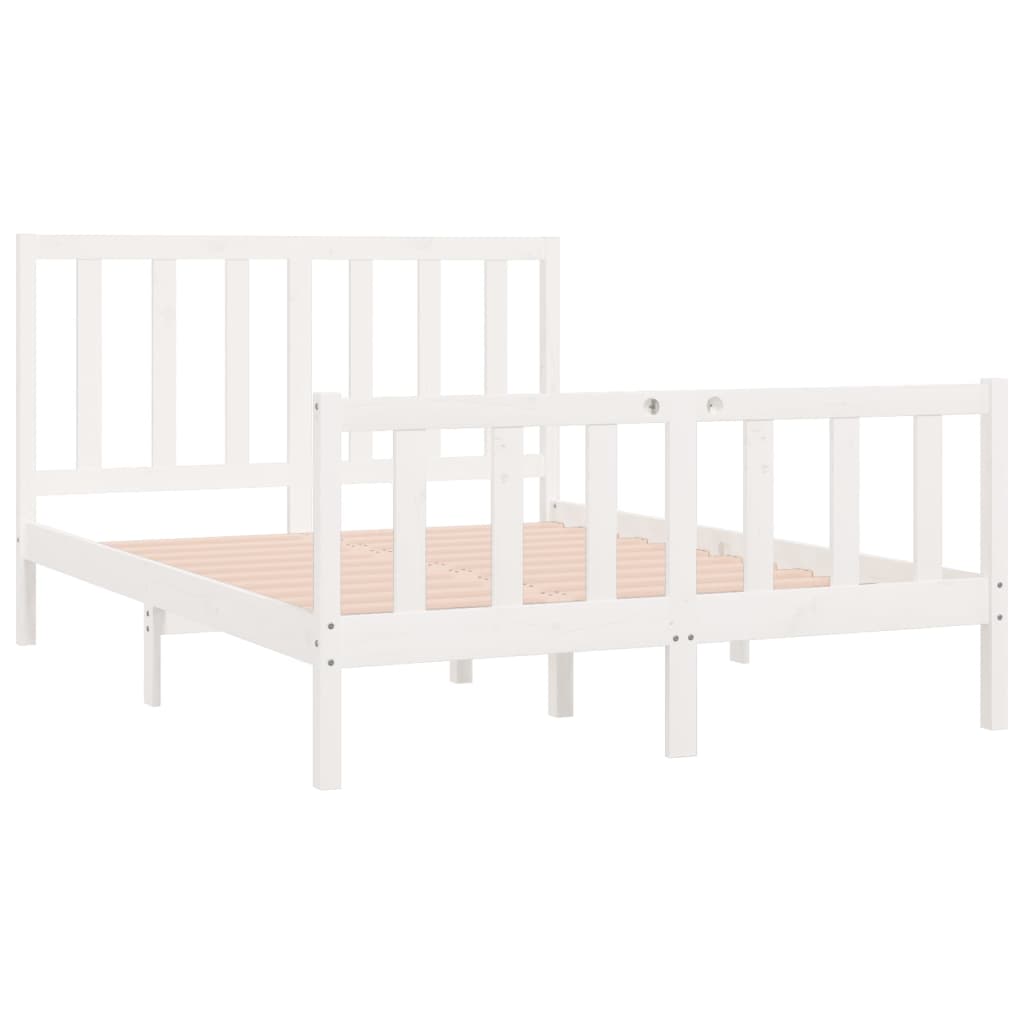 Bedframe massief hout 135x190 cm