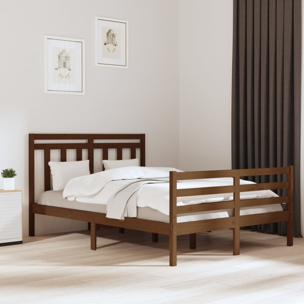 Bedframe massief hout 160x200 cm